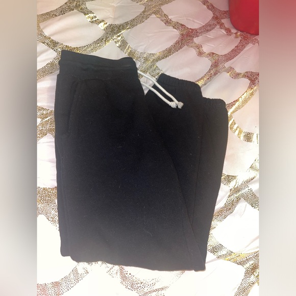 black jogger sweat pants - Picture 1 of 6